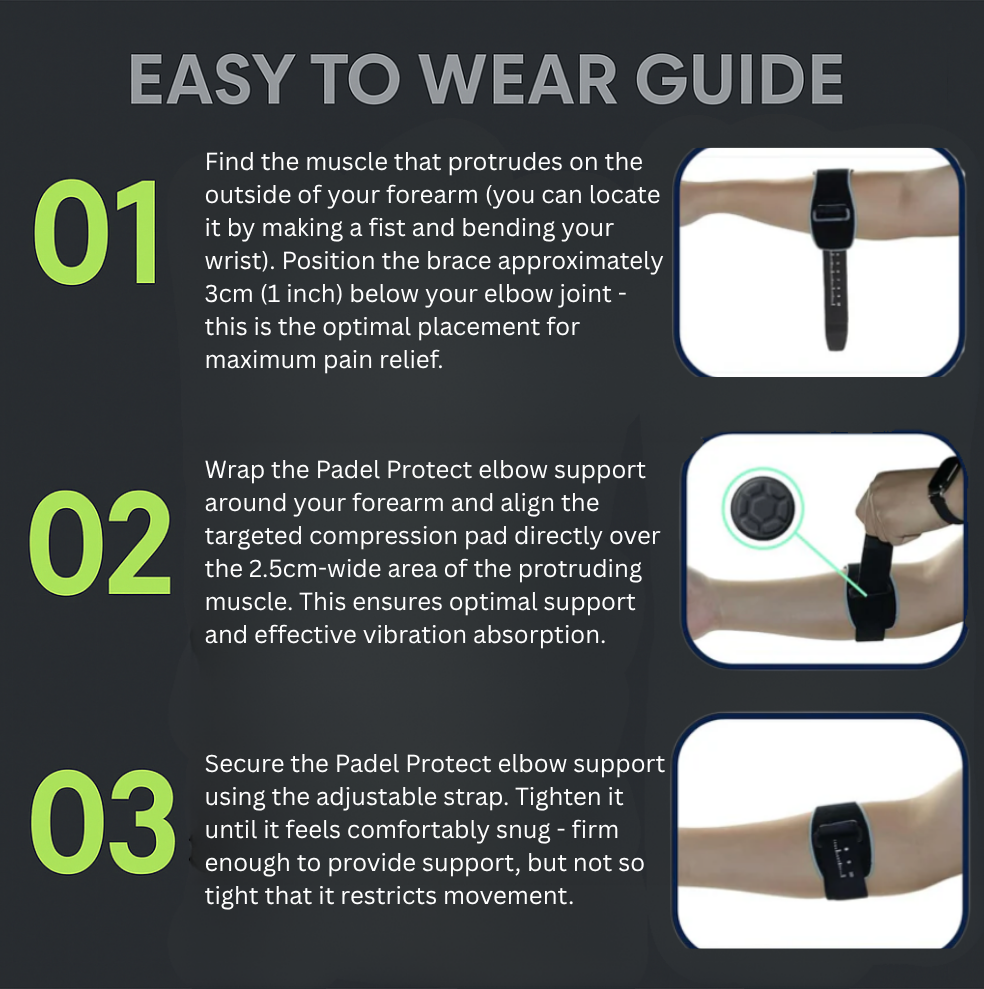 PadelProtect – Elbow Support for Pain-Free Play